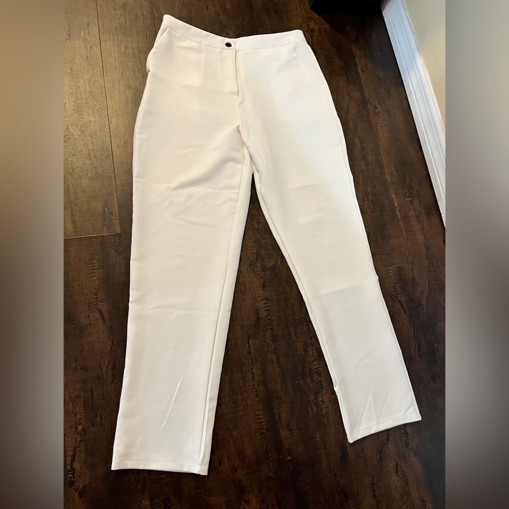 Shein white/cream dress pants